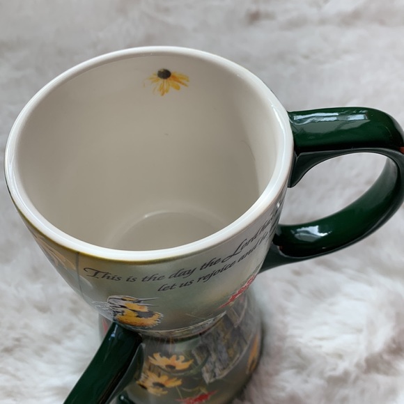 Set of 2 Lang Ceramic Coffee Mug Cup "Greeting The New Day" Susan Bourdet - Picture 10 of 10